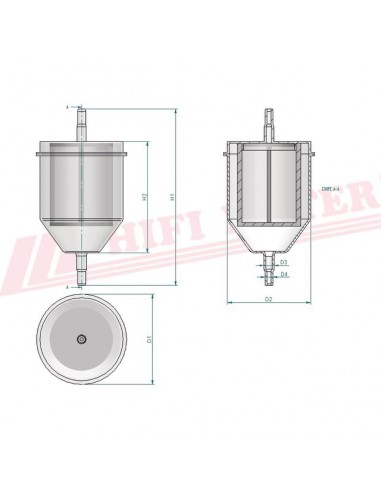 FILTRE A CARBURANT RT 2 HIFI FILTER