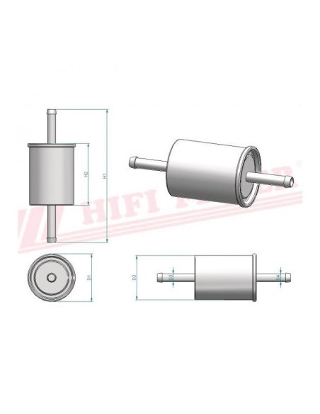 FILTRE A CARBURANT RT 48 HIFI FILTER