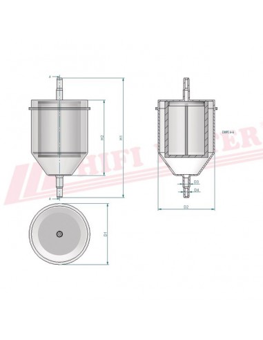 FILTRE A CARBURANT RT 7 HIFI FILTER