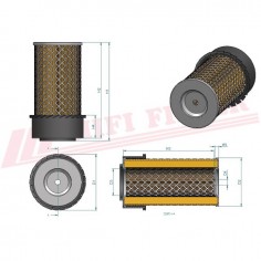 FILTRE A AIR SA 10387 K HIFI FILTER 2