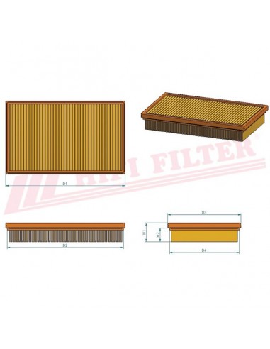 FILTRE A AIR SA 11120 HIFI FILTER