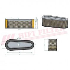 FILTRE A AIR SA 12017 HIFI FILTER 2