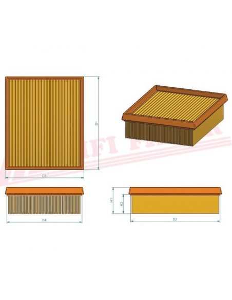 FILTRE A AIR SA 12210 HIFI FILTER