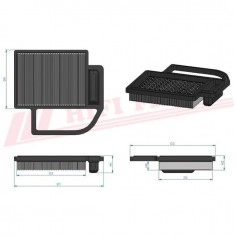 FILTRE A AIR SA 12292 HIFI FILTER 2