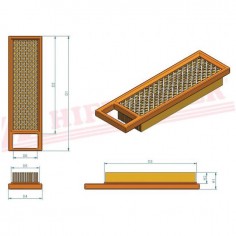 FILTRE A AIR SA 12358 HIFI FILTER 2