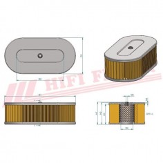 FILTRE A AIR SA 12383 HIFI FILTER 2