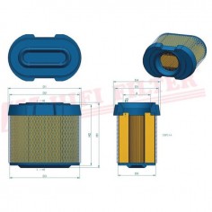 FILTRE A AIR SA 12393 HIFI FILTER 2