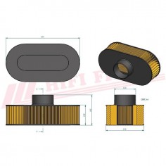 FILTRE A AIR SA 12455 HIFI FILTER 2