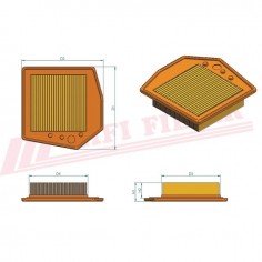 FILTRE A AIR SA 12473 HIFI FILTER 2