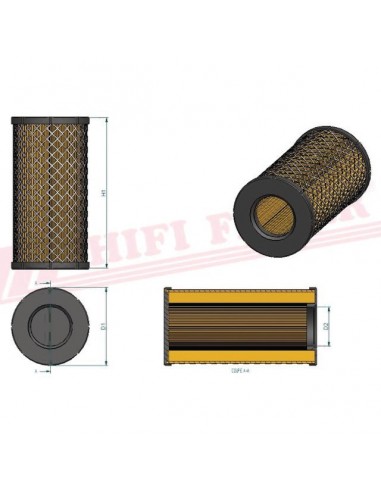 FILTRE A AIR SA 12703 HIFI FILTER