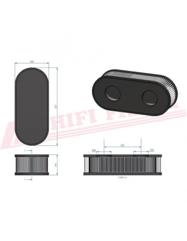 FILTRE A AIR SA 12706 HIFI FILTER