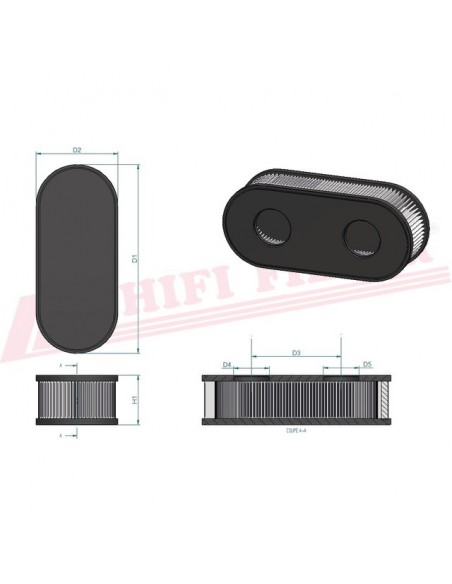 FILTRE A AIR SA 12706 HIFI FILTER