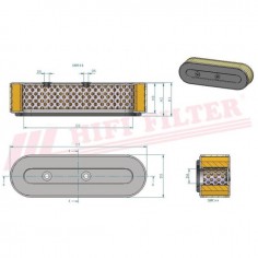 FILTRE A AIR SA 12823 HIFI FILTER 2