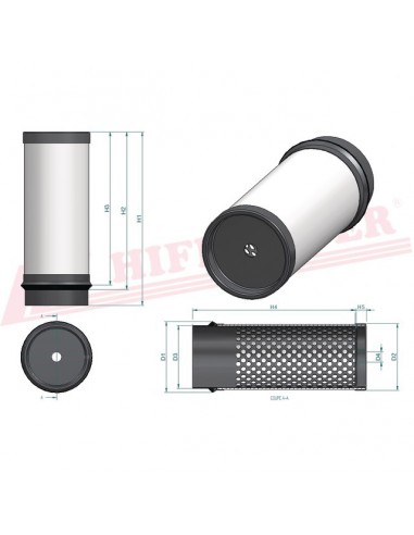 FILTRE A AIR SA 14472 HIFI FILTER