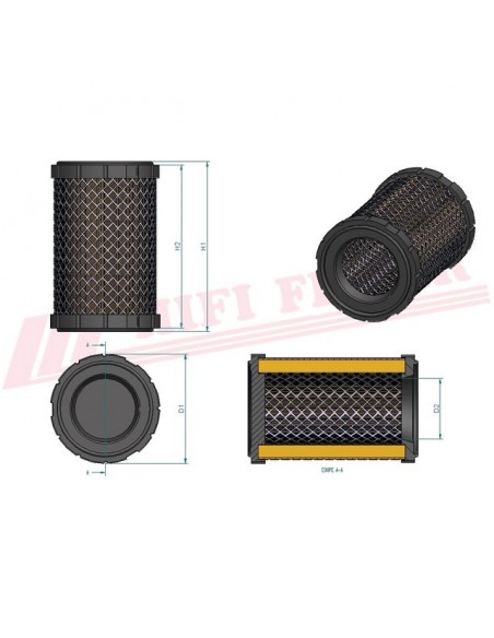 FILTRE A AIR SA 16056 HIFI FILTER