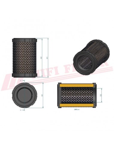 FILTRE A AIR SA 16074 HIFI FILTER