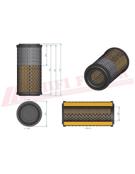 FILTRE A AIR SA 16114 HIFI FILTER