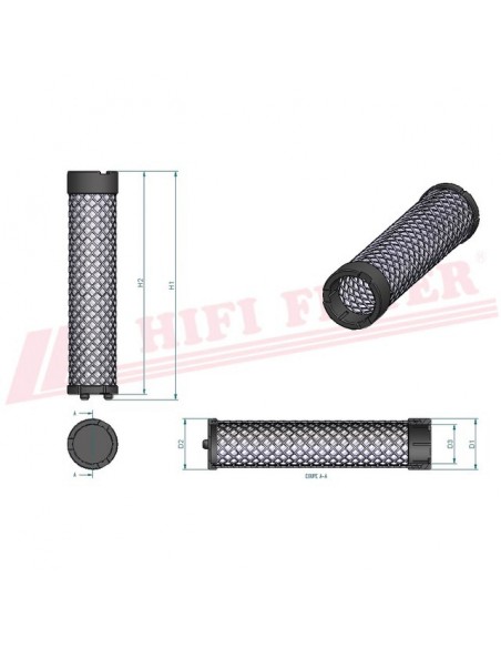 FILTRE A AIR SA 16190 HIFI FILTER