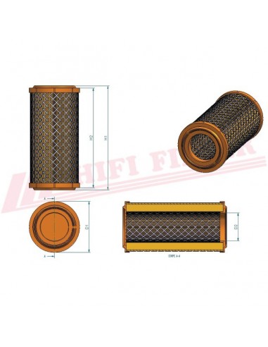 FILTRE A AIR SA 16238 HIFI FILTER