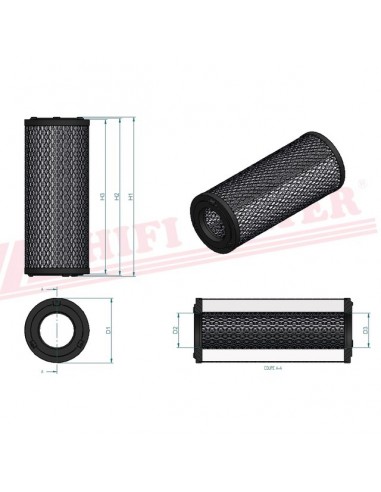 FILTRE A AIR SA 16370 HIFI FILTER