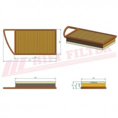 FILTRE A AIR SA 4110 HIFI FILTER 2