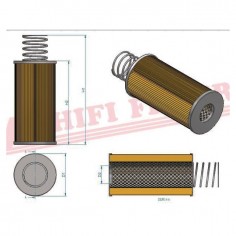 FILTRE HYDRAULIQUE SH 56236 HIFI FILTER 2