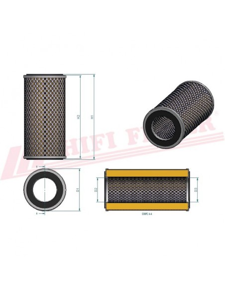 FILTRE A GASOIL SN 045 HIFI FILTER