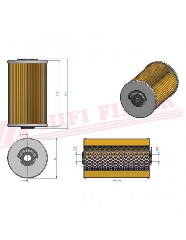 FILTRE A GASOIL SN 1146 HIFI FILTER