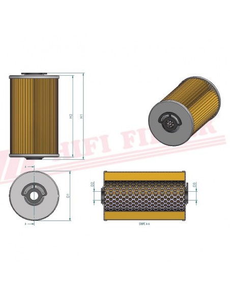FILTRE A GASOIL SN 1146 HIFI FILTER