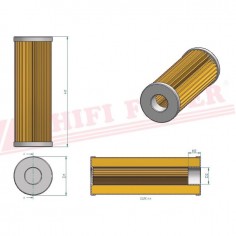 FILTRE A GASOIL SN 20046 HIFI FILTER 2