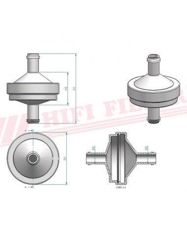 FILTRE A GASOIL SN 20105 HIFI FILTER