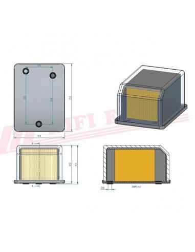 FILTRE A GASOIL SN 203 HIFI FILTER