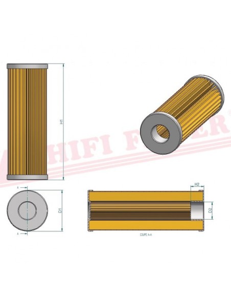 FILTRE A GASOIL SN 21585 HIFI FILTER