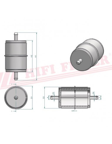FILTRE A GASOIL SN 5079 HIFI FILTER