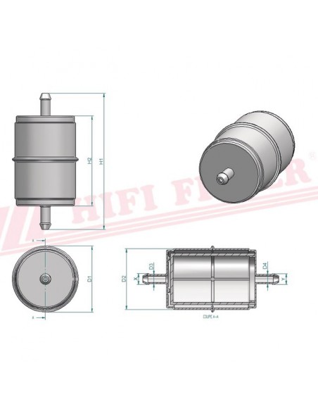 FILTRE A GASOIL SN 5079 HIFI FILTER
