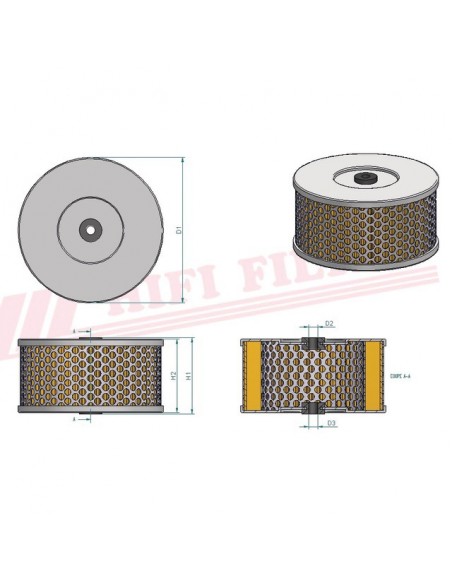 FILTRE A GASOIL SN 862 HIFI FILTER