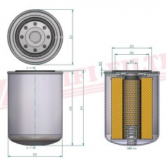 FILTRE A HUILE SO 053 HIFI FILTER 2