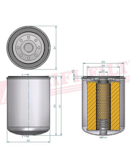 FILTRE A HUILE SO 10001 HIFI FILTER