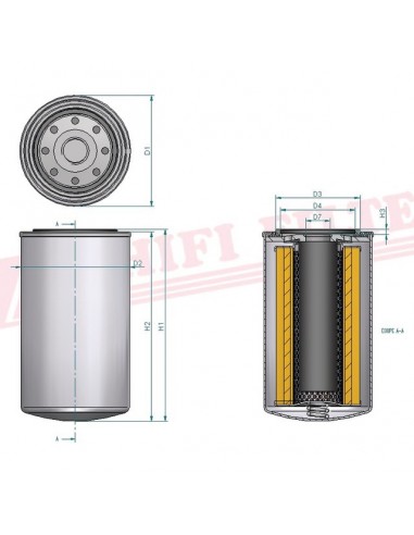 FILTRE A HUILE SO 10060 HIFI FILTER
