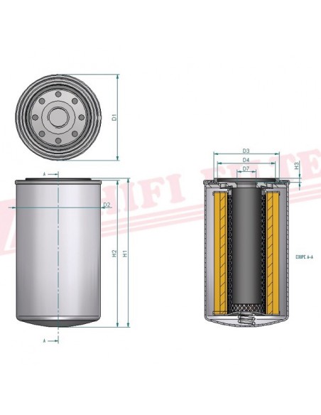 FILTRE A HUILE SO 10060 HIFI FILTER