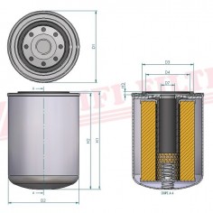 FILTRE A HUILE SO 10106 HIFI FILTER 2