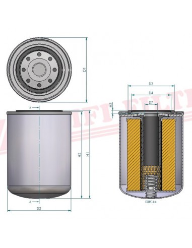 FILTRE A HUILE SO 10106 HIFI FILTER