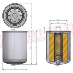 FILTRE A HUILE SO 11020 HIFI FILTER 2