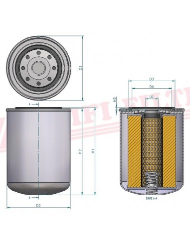 FILTRE A HUILE SO 11020 HIFI FILTER