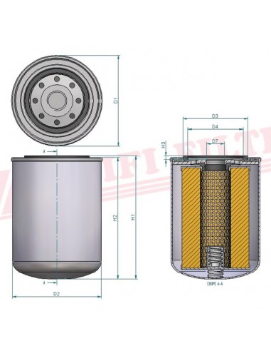 FILTRE A HUILE SO 215 HIFI FILTER