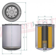 FILTRE A HUILE SO 286 HIFI FILTER 2