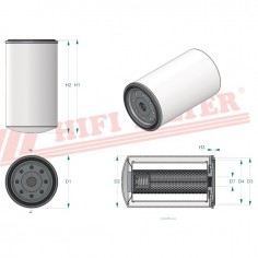 FILTRE A HUILE SO 3335 HIFI FILTER 2