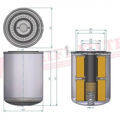 FILTRE A HUILE SO 416 HIFI FILTER 2