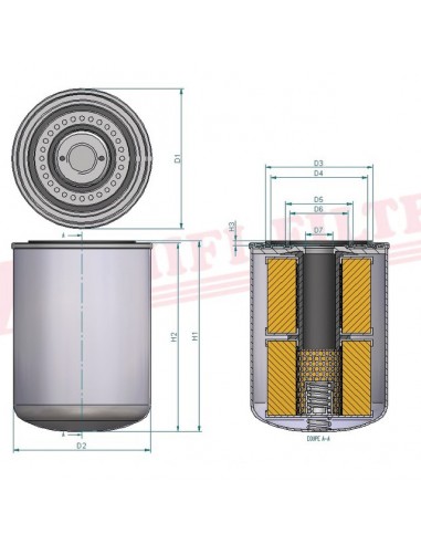 FILTRE A HUILE SO 416 HIFI FILTER