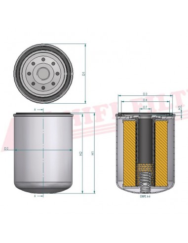FILTRE A HUILE SO 475 HIFI FILTER